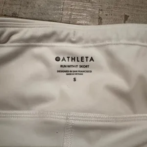 Athleta Women's White Athletic Skort thumbnail 3