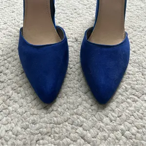 Blue High Heel Shoes By with Strappy Ties Women Size 7.5 Pumps thumbnail 5