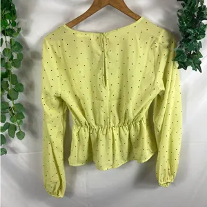 Lush Clothing NWT Polka dot v neck blouse thumbnail 4