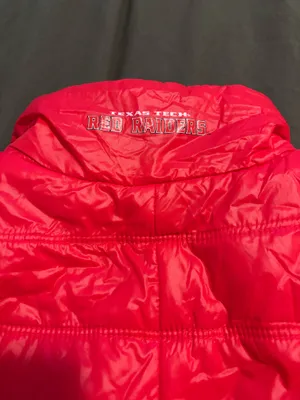 Texas tech puffer Red Size M thumbnail 3
