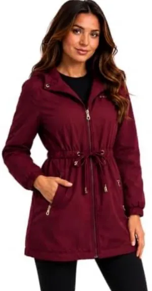 Women’s Drawstring Utility Anorak Jacket thumbnail 1