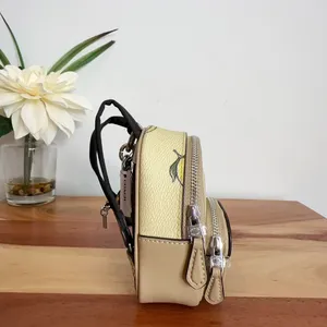 NWT Coach‎ CAP03 Mini Court Backpack Bag Charm With Lemon thumbnail 2