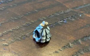 Pandora Two tone  Christmas tree charm thumbnail 1