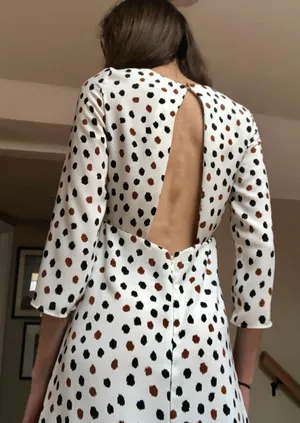 H&M Backless Midi Dress thumbnail 4