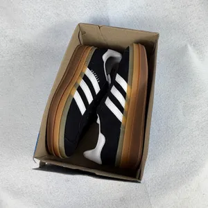 Adidas Gazelle Bold W‎ Platform Sneakers Black White IE0876 Womens US 9.5 UK 8 thumbnail 12