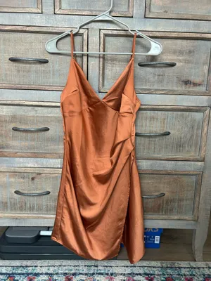 Altar'd State Dress Brown  thumbnail 3