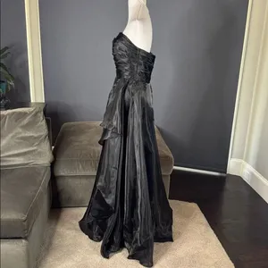 Women’s Black Strapless Full Length Prom Formal Dress Zip Back Size 10 NEW thumbnail 6