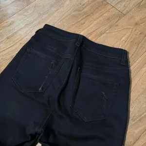 Wax Jean Women's Black Ripped Skinny Jeans thumbnail 3