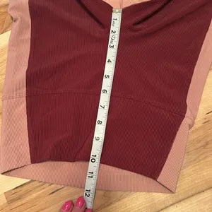 Beach Riot Ribbed Pink Leggings Small thumbnail 4
