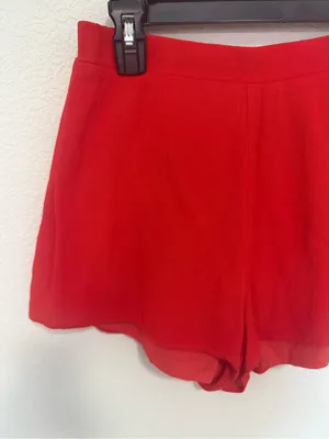 Superdown Gia Red High-Waist Pull On Shorts Size S Small NEW thumbnail 5