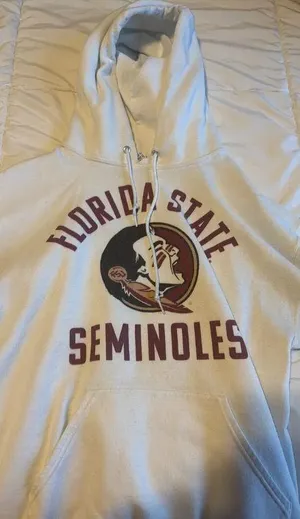 Florida State Hoodie White Size M thumbnail 2