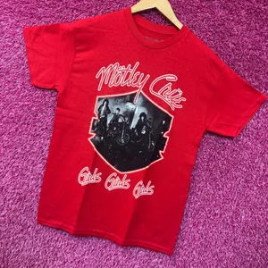 Motley Crue Girls Girls Girls Album Heavy Metal Band Tee M thumbnail 3