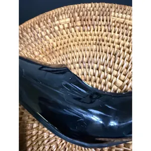 CL by Laundry Womens Black Patent‎ Block Heel Round Toe Pumps Size 6M Scuffed thumbnail 4