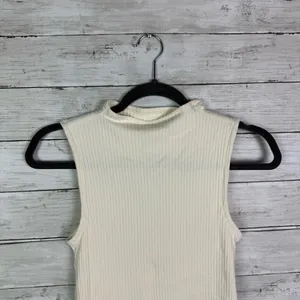 Madewell Side Slit Mockneck Tank Top Size XXS thumbnail 5