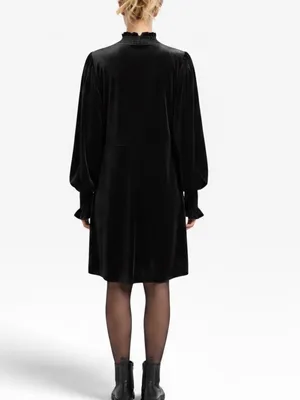 Easel Black Velvet long sleeve dress size 1X thumbnail 4