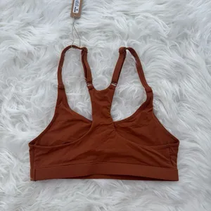 Skims Fits Everybody Racerback Bralette Bronze Size XXS BR-SCN-1712 thumbnail 4