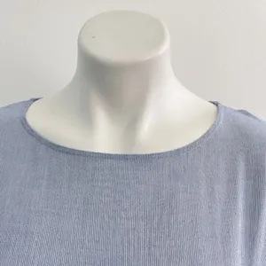 Madewell Pinstripe Dress Short Sleeves XSMALL blue white nautical coastal thumbnail 7