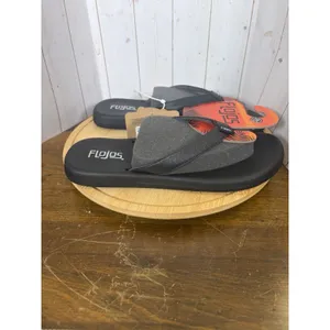 flojos‎ sandals campbell sparkle strap womens 9 NWT Black thumbnail 2