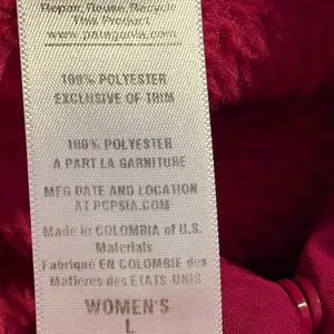 Patagonia Snap-T Fleece Pullover Womens Large Pink‎ Polartec Thermal Pro 0772 thumbnail 8