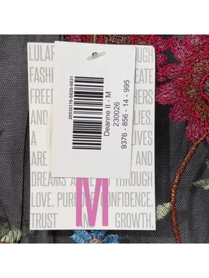 LuLaRoe Deanne II Floral Embroidered Maxi Dress M NWT thumbnail 6