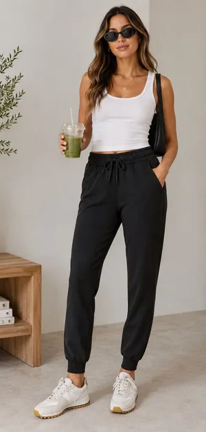 Lululemon On The Fly Black Athletic‎ Joggers thumbnail 1