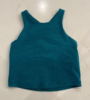 Beyond Yoga Focus Cropped Tank Blue Green Spacedye In XS‎ thumbnail 1