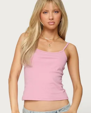 Pink Deanna Tank Tops edikted thumbnail 1