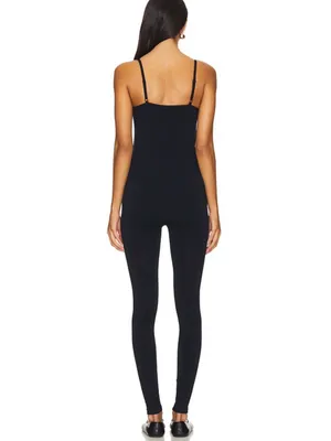 Hatch The Body Rib Unitard in Black thumbnail 3