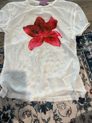 Edikted aloha sheer mesh tee size M thumbnail 7