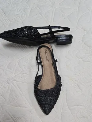 Sophia Taylor Black Pointed Slingback Flats | 7.5W Size 7.5 thumbnail 2