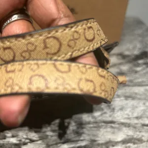 Guess Brown Mini Monogram Bag thumbnail 7