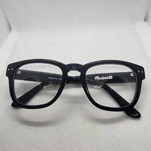Madewell Black Glasses - Stylish and Sleek Eyewear thumbnail 2