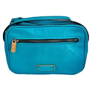 Marc by Marc Jacobs Turquoise Leather ‘Sally’ Crossbody Bag thumbnail 1