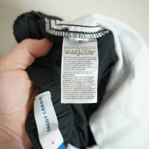 Old Navy Women's Medium Black Baggy Cargo Pants Cotton Nylon Utility Trousers thumbnail 9