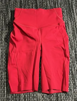 Lululemon NEW Base Pace High Rise Short 8" Dark Red Nulux Size 0 thumbnail 1