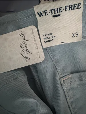 Free People Pull on Stretchy Light Blue Shorts(Size Small) thumbnail 6