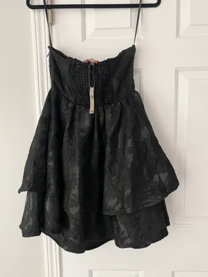 Anthropologie Bhanuni By Jyoti Embroidered Strapless Mini Dress, Size 6 thumbnail 12