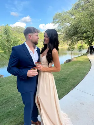 Revelry Bridesmaid Champagne Dress thumbnail 4