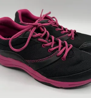 Vionic Kona Walking Shoes Womens 6.5 Wide Black Pink 1st Ray 43KONA 8552 thumbnail 1