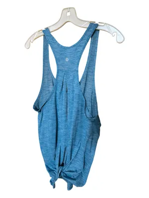 lululemon Salute the Sun Blue Racerback Tank Heathered Peacock Active Top thumbnail 3