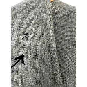 Vintage 70's Nordstrom | L | Mid Length 100% Wool Gold Button Cardigan Sweater thumbnail 5