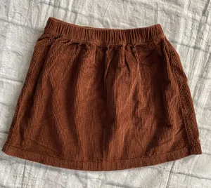 American Eagle women S pull on corduroy mini skirt brown thumbnail 1