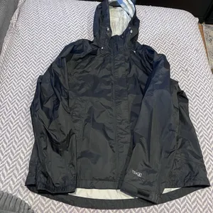 LL Bean Women TEK2 Jacket Hooded Waterproof Insulated Black L Large Regular thumbnail 1