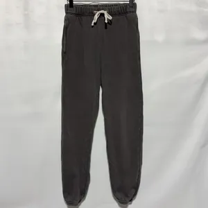 Les Tien Drawstring Waist Classic Heavy Sweatpants Vintage Black Gray Size Small thumbnail 7
