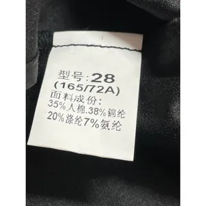 NEW Spring Women's Black High Rise Pull On Slit Flared Trousers Pants Size 28 thumbnail 6