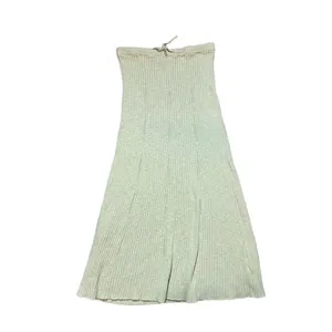 Free People FP Beach High-Waisted Shine Bright Maxi Skirt ribbed pull‎ on sz S thumbnail 3