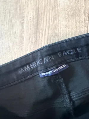 American Eagle Outfitters Men's Slim Black Jeans thumbnail 9