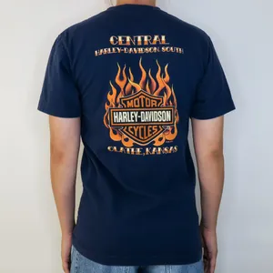 2007 Harley Davidson Navy Blue Shirt thumbnail 3