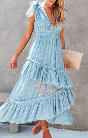 VICI Carrie In Paris Tulle Midi Dress thumbnail 4