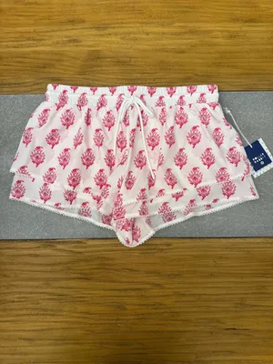 Roller Rabbit x Target Bouquet Drawstring Skort Shorts Pink Limited Edition M thumbnail 2